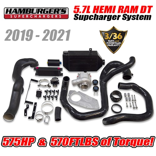 2019-2021 RAM DT Supercharger Kit by Hamburgers Superchargers